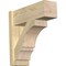 Ekena Millwork Balboa Block Rough Sawn Outlooker, Douglas Fir, 8"W x 22"D x 22"H OUT08X22X22BOA05RDF - alternate 1